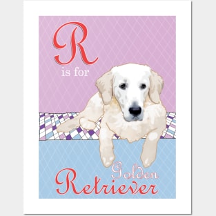 R is for (Golden) Retriever Posters and Art